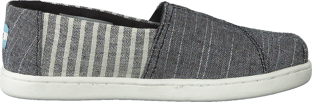 Schwarz Cabana Streifen Grau