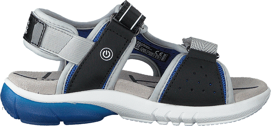 J Sandále Flexyper Bo Black/royal