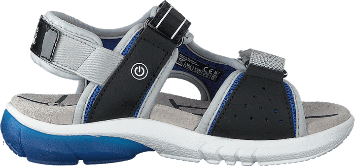 J Sandále Flexyper Bo Black/royal