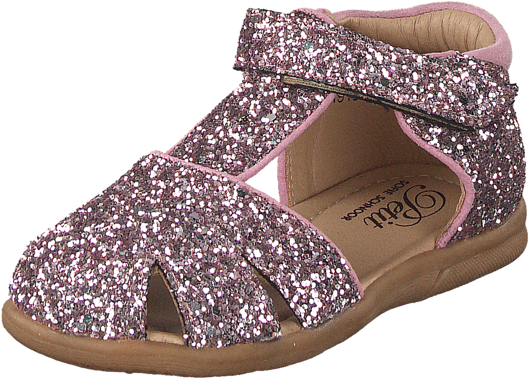 Sandale Schleife Rose