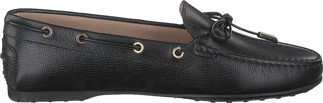 Gommino Mocassins Couro Nero