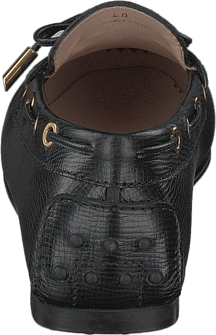 Gommino Mocassins Couro Nero
