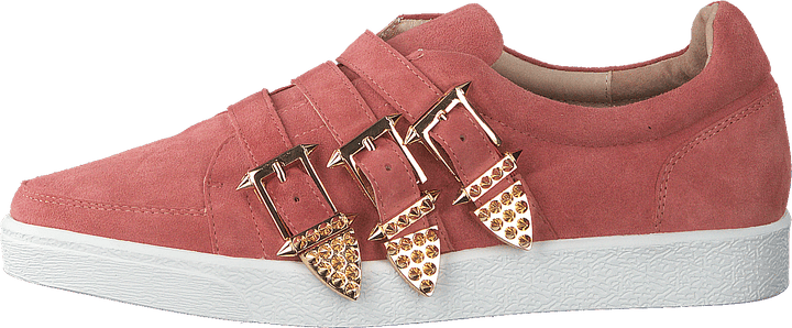 Baskets W Buckle Cher - Cerise