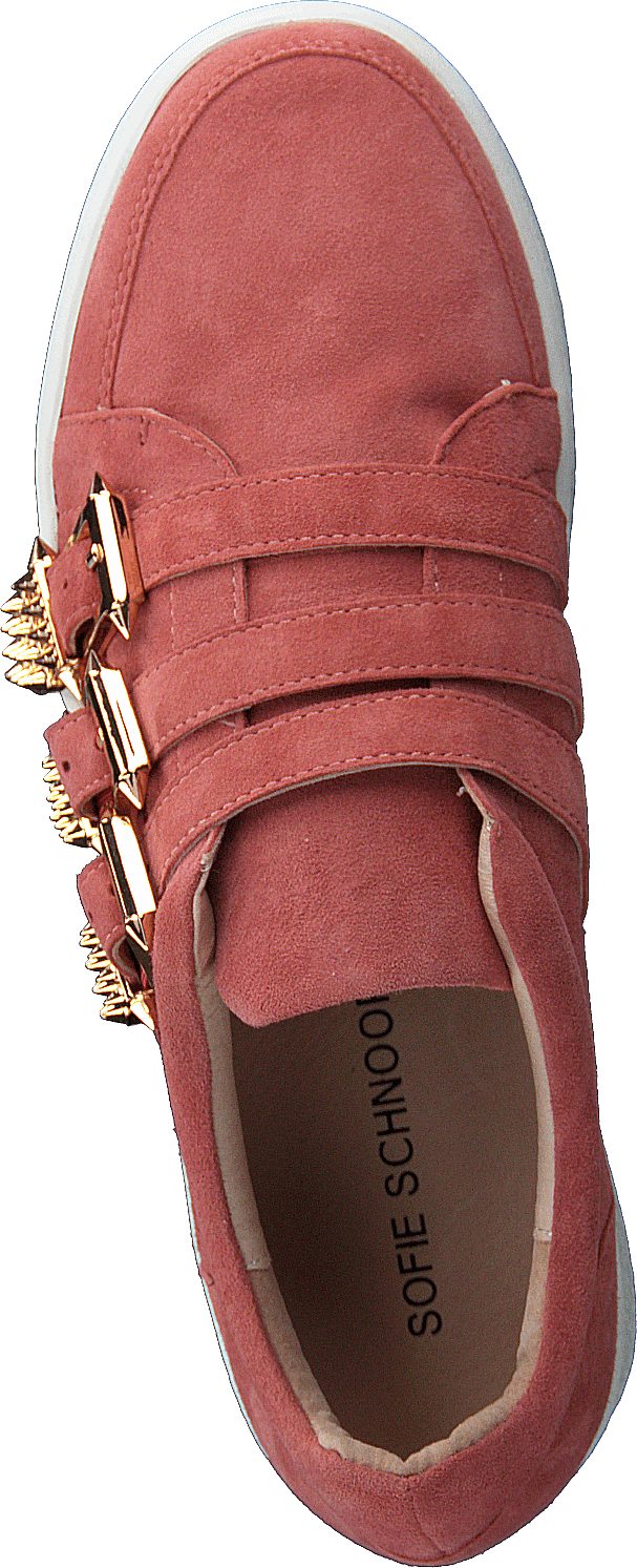 Baskets W Buckle Cher - Cerise