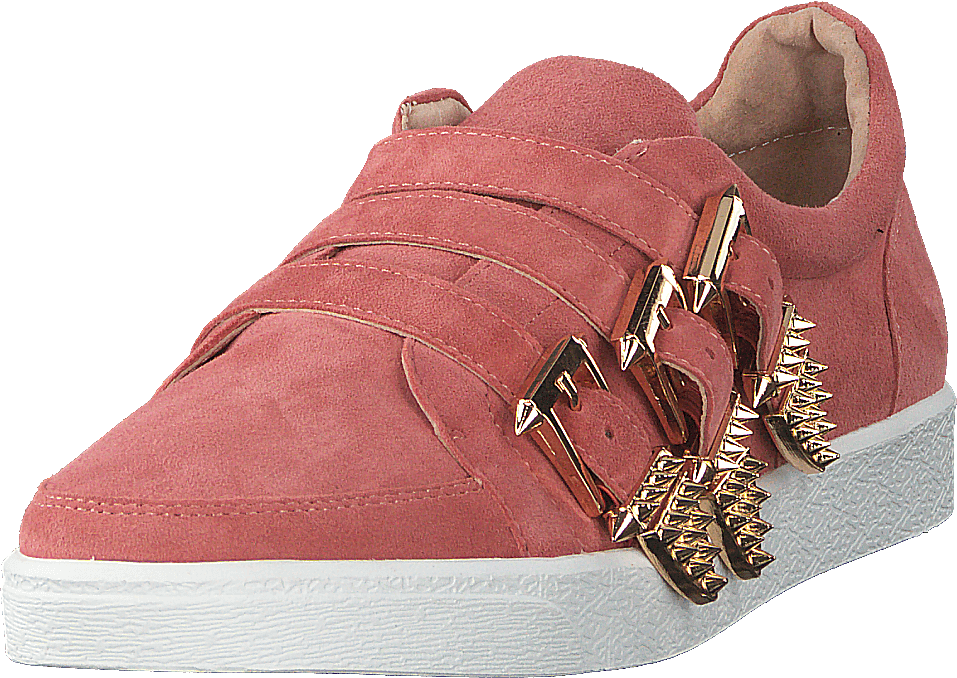 Baskets W Buckle Cher - Cerise