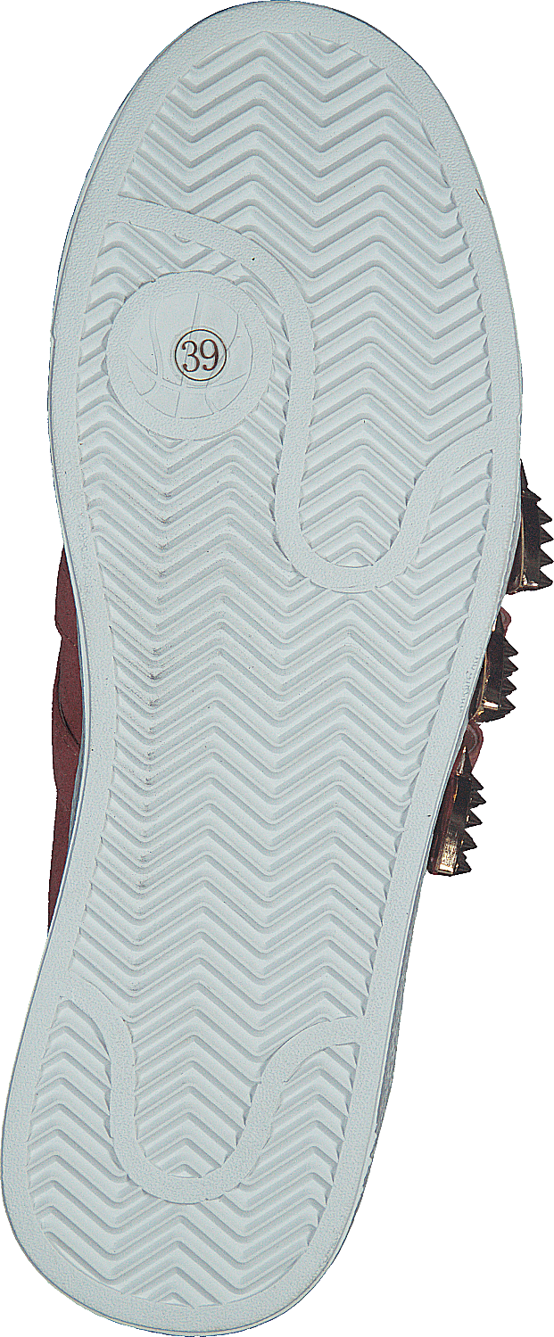 Baskets W Buckle Cher - Cerise