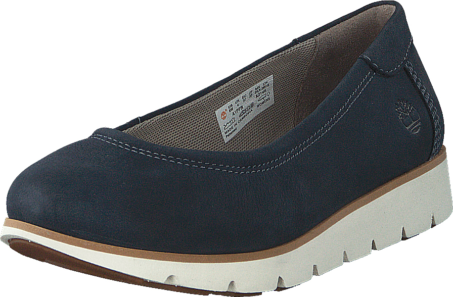 Ballerine Florence Air en nubuck bleu foncé