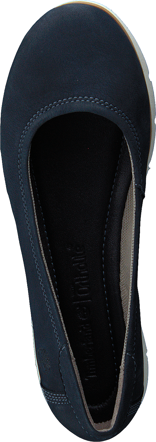 Ballerine Florence Air en nubuck bleu foncé