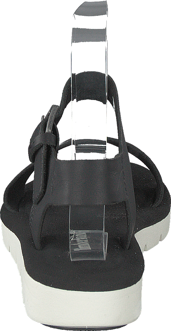 Sandále Lottie Lou s 1 pásikom Black Full Grain
