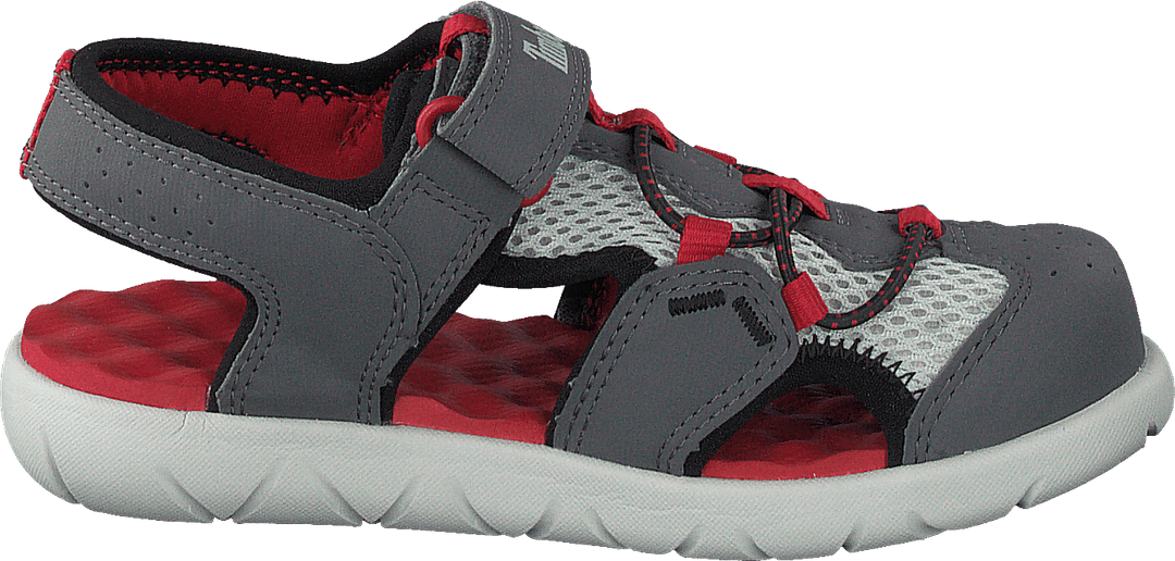 Perkins Row Fisherman Donkergrijs/Rood