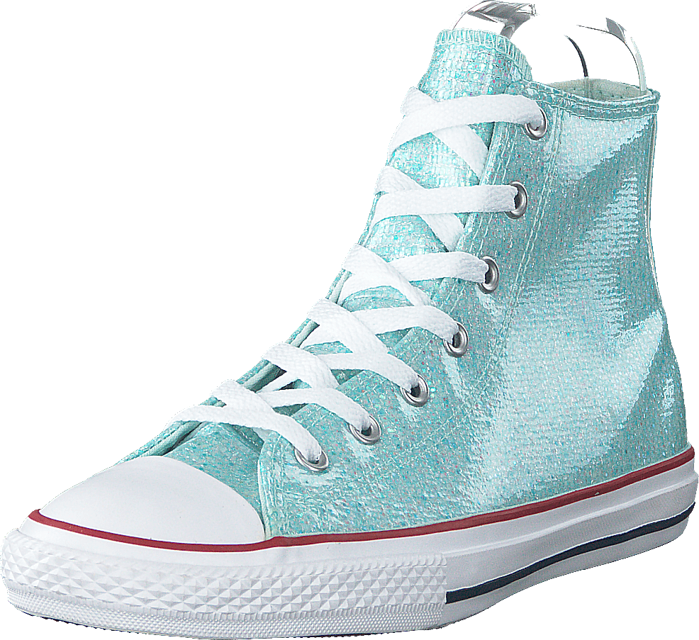 Chuck Taylor Hi Sparkle Teal Tint
