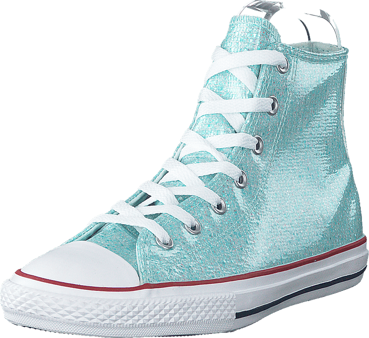 Chuck Taylor Hi Sparkle Teal Tint