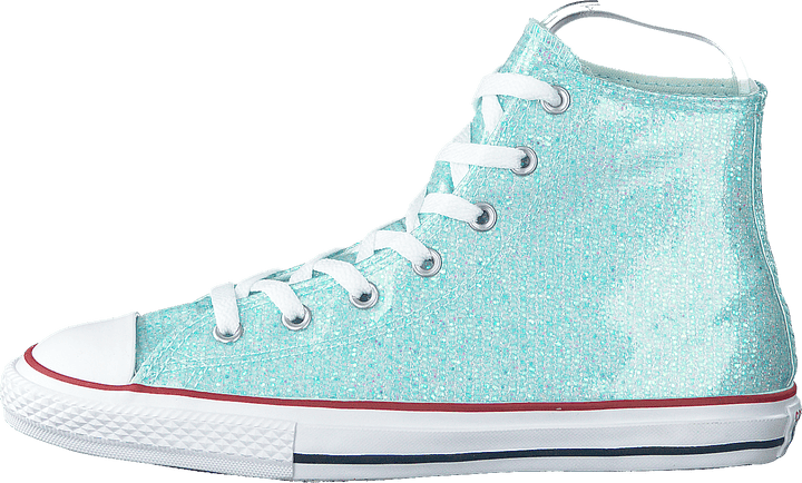 Chuck Taylor Hi Sparkle Teal Tint