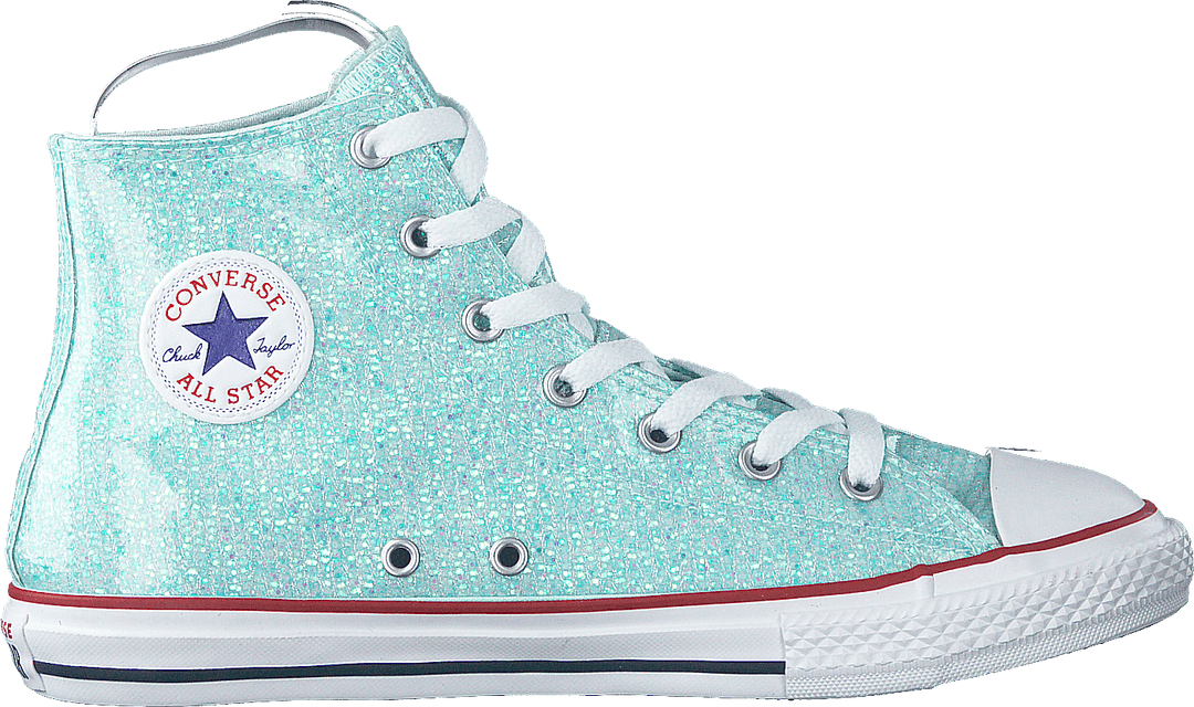 Chuck Taylor Hi Sparkle Teal Tint