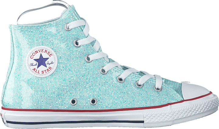 Chuck Taylor Hi Sparkle Teal Tint