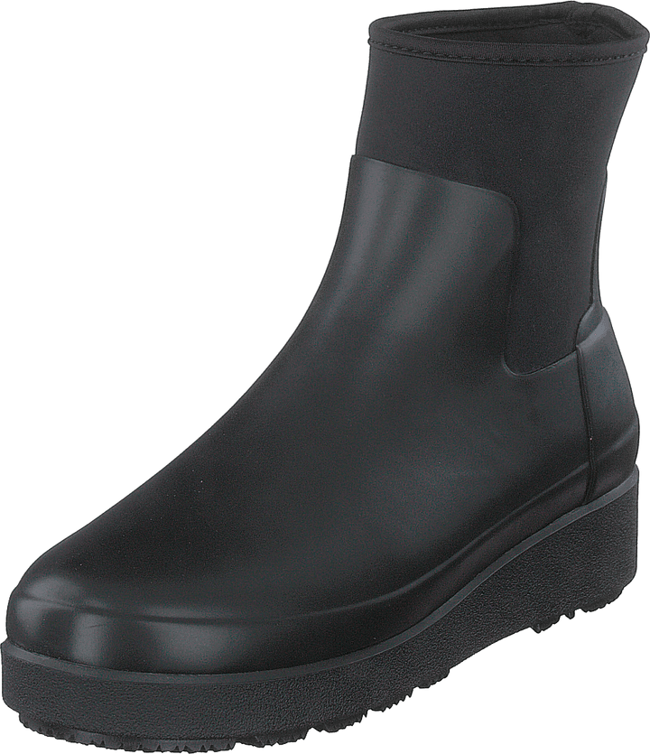 Baskets Chelsea Creeper raffinées pour femme, noires