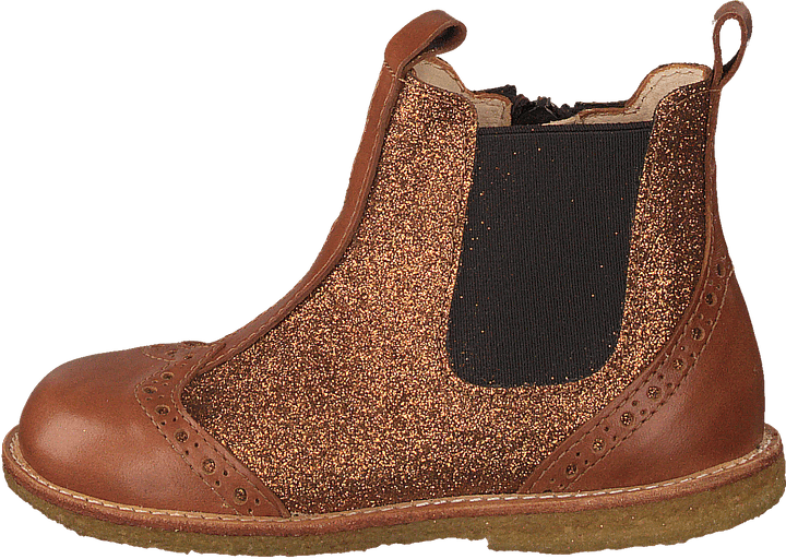 Starter Chelsea Boot With Elas Cognac/rust Gl./brown