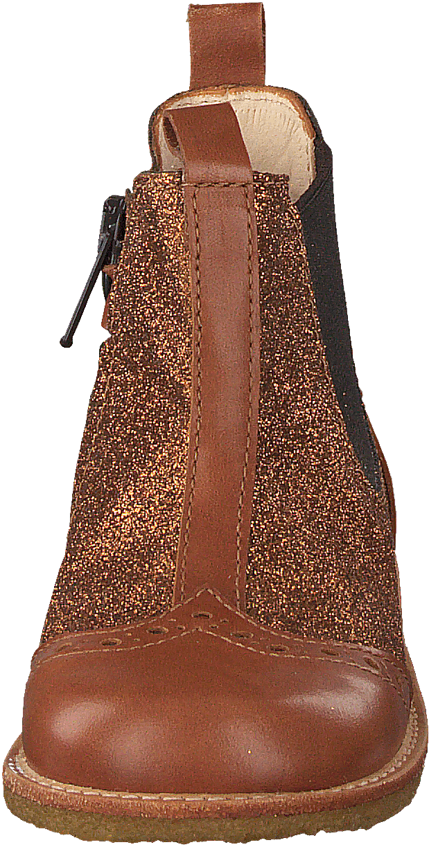 Starter Chelsea Boot With Elas Cognac/rust Gl./brown