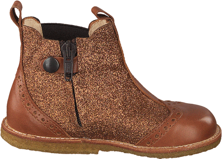 Starter Chelsea Boot With Elas Cognac/rust Gl./brown