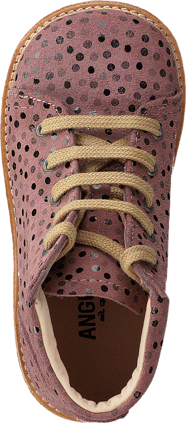 Starter Stiefel mit Schnürsenkeln Rose Dot