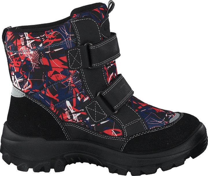 414-6107 Waterproof Warm Lined Navy/red
