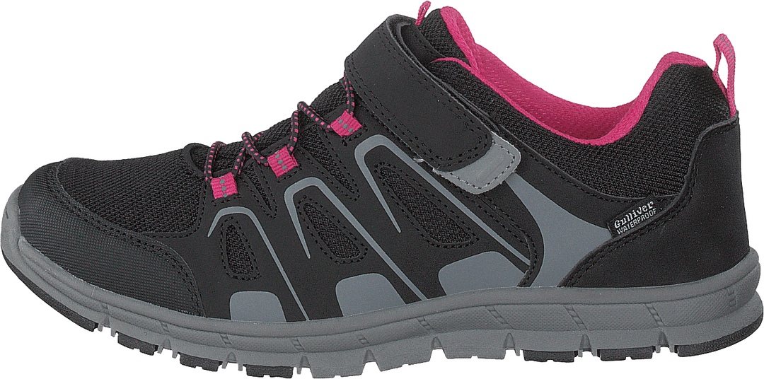 435-0520 Imperméable Noir/fuchsia