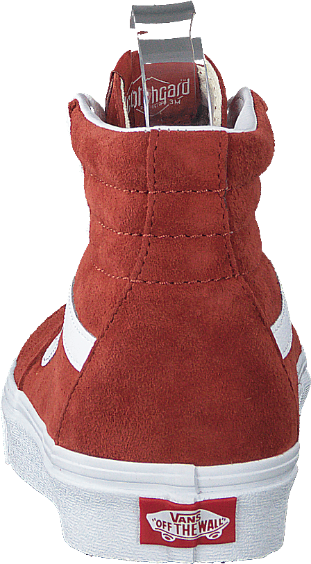 Ua Sk8-hi (daim) Brique/blanc véritable