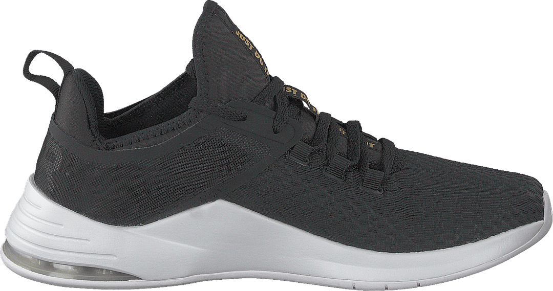 Air Max Bella Svart/mtlc Gold-gunsmoke