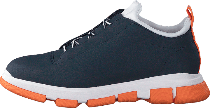 City Hiker Low Bleu marine/orange