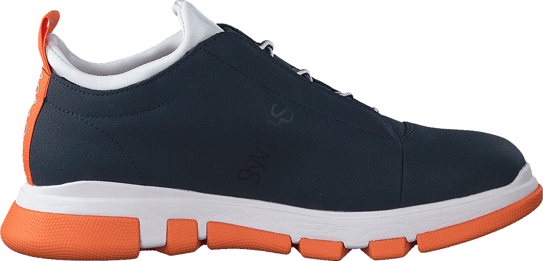 City Hiker Low Bleu marine/orange