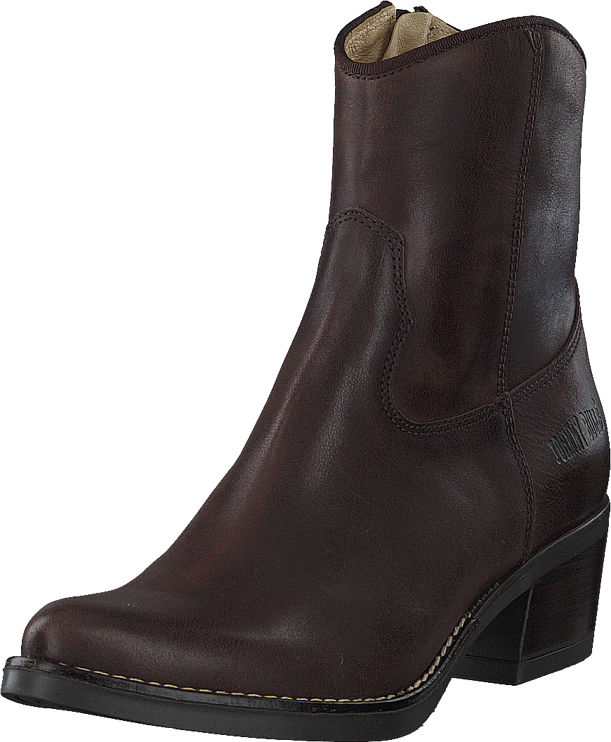Mid Zip Boot Brown