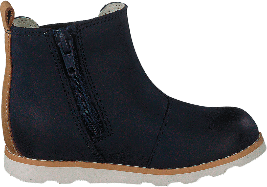 Crown Halo T Navy Leather