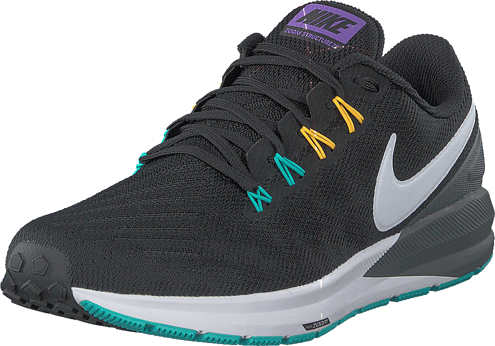 Air Zoom Structure Svart/mörkgrå/hyper Jade