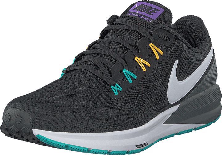 Air Zoom Structure Svart/mörkgrå/hyper Jade