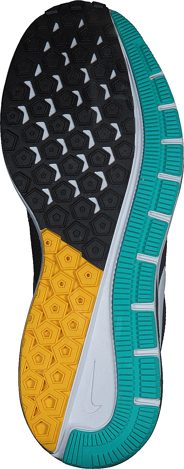 Air Zoom Structure Svart/mörkgrå/hyper Jade