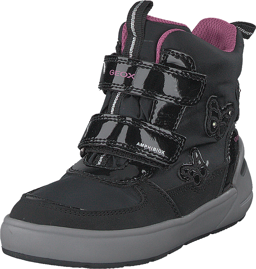 J Sleigh Girl B Abx Schwarz/Fuchsia