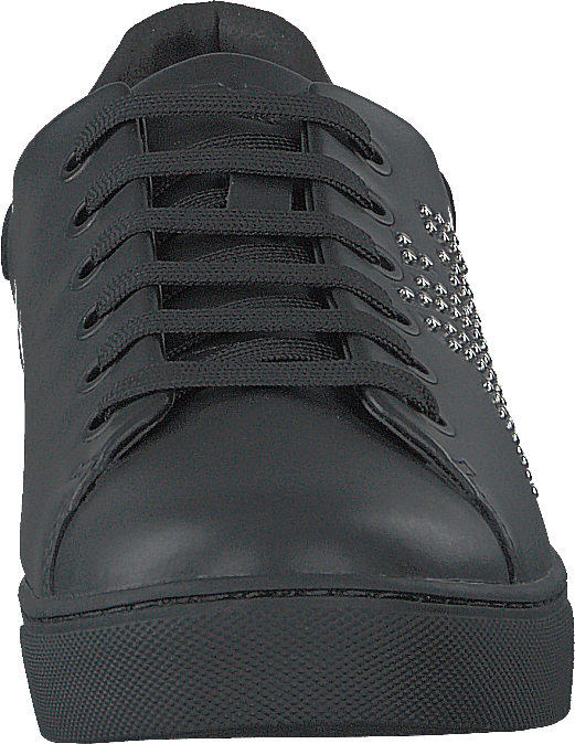 Sneaker allacciata B168 Nero+argento