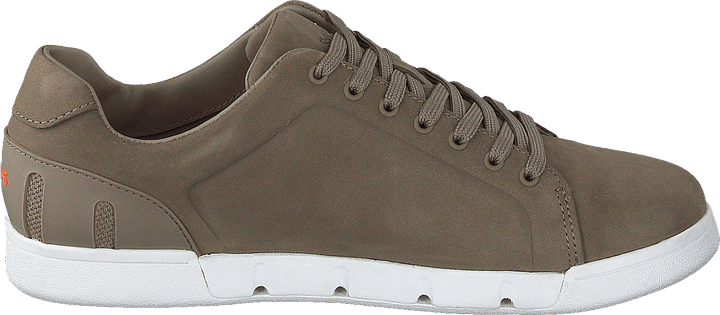Breeze Tennis Cuir Loup-de-Bois / Blanc