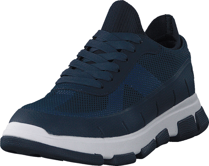 Baskets City Hiker bleu marine/blanc