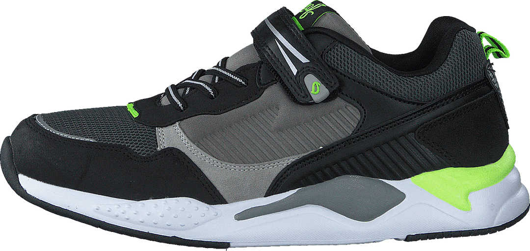 Matvik Noir/citron vert