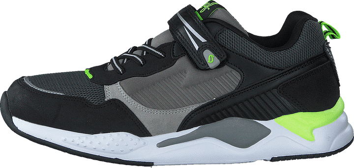 Matvik Noir/citron vert