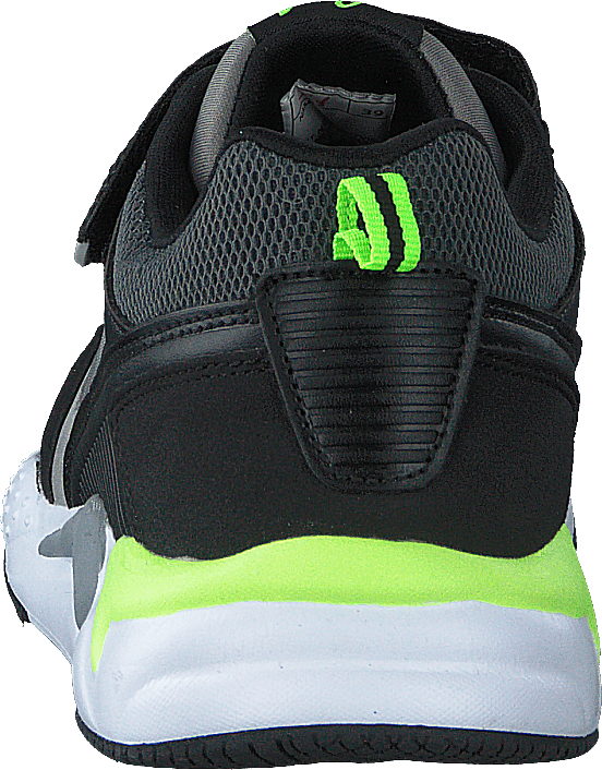 Matvik Noir/citron vert