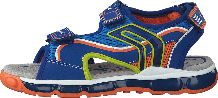 J Sandal Android Boy Royal/orange