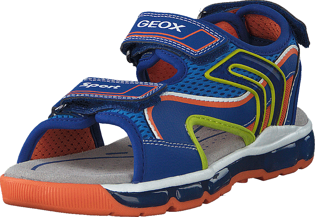 J Sandal Android Boy Royal/orange