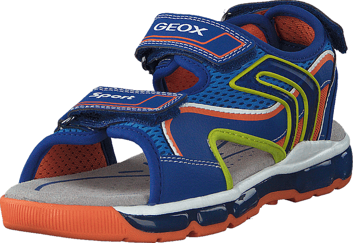 J Sandal Android Boy Royal/orange