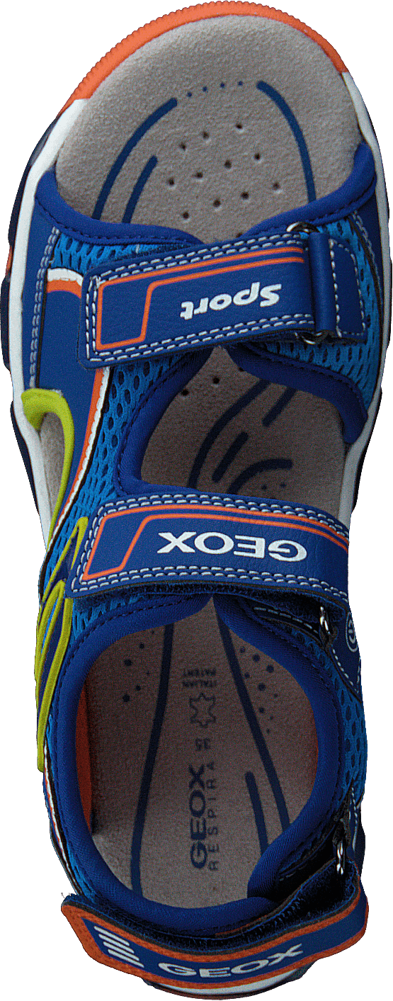 J Sandal Android Boy Royal/orange