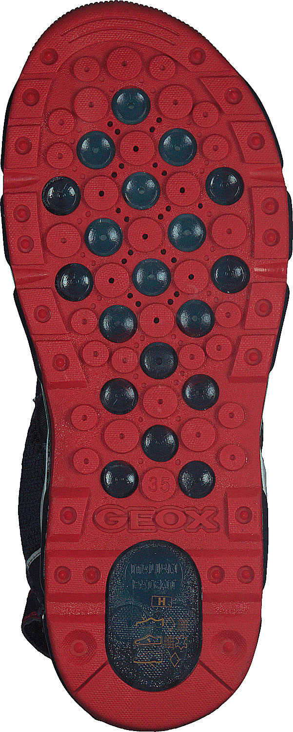 J Sandal Android Boy Bleu marine/rouge