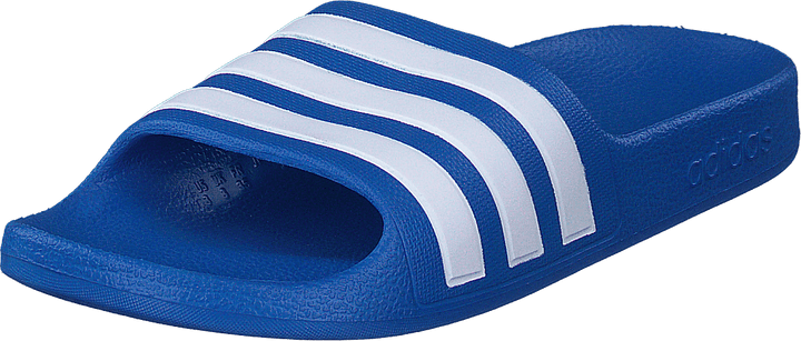 Claquettes Adilette Aqua pour enfants : bleu véritable / blanc nuage / bleu véritable