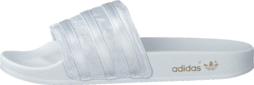 Adilette W Ftwr Blanc/ftwr Blanc/or Met
