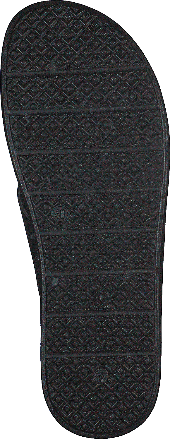 Biadebbie Leder Cross Sandale 100 Schwarz